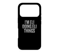 Custodia per iPhone 17 Pro I'm Eli Doing Eli Things Funny Vintage