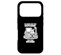 Custodia per iPhone 17 Pro I'm Here for the Outcome Not the Income Cat Worker Gear