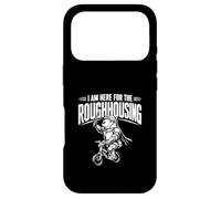 Custodia per iPhone 17 Pro I'm Here For The Roughhousing Funny Capybara Knight Rides