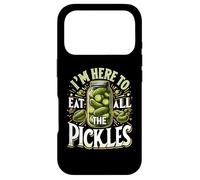 Custodia per iPhone 17 Pro Im Here to Eat all the Pickles Shirt Cetriolo Pickle Jar