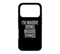 Custodia per iPhone 17 Pro I'm Maddie Doing Maddie Things Funny Vintage