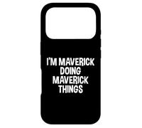 Custodia per iPhone 17 Pro I'm Maverick Doing Maverick Things Divertente Detto