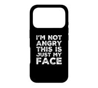 Custodia per iPhone 17 Pro I'm Not Angry This Is Just My Face Sarcastico Divertente Mood Citazioni