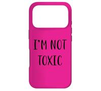 Custodia per iPhone 17 Pro I'm Not Toxic Divertente Idea Bianca Lie Party