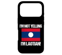 Custodia per iPhone 17 Pro I'm Not Yelling Laotian Bandiera Paese Laos