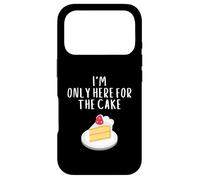Custodia per iPhone 17 Pro I'm Only Here For The Cake Funny Bakery Meme Costume Cakes