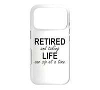 Custodia per iPhone 17 Pro Im Retired and Taking Life One Sip at a Time Retirement Wine