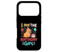 Custodia per iPhone 17 Pro I'm the Birthday Girl Cute Capybara Bday Family Matching