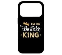 Custodia per iPhone 17 Pro I'm The Birthday King Bday Party Crown Uomini Ragazzi