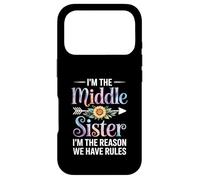 Custodia per iPhone 17 Pro I'm The Middle Sister I'm The Reason We Have Rules Funny
