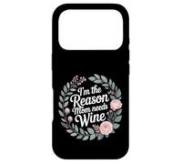 Custodia per iPhone 17 Pro I'm The Reason Mom Needs Wine Parenting Humor Chaos -