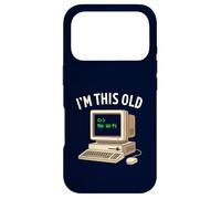 Custodia per iPhone 17 Pro I'm This Old No WiFi Retro Computer Nerd Divertente Tech Humor