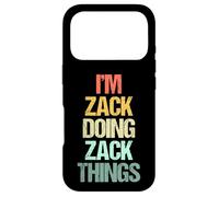 Custodia per iPhone 17 Pro I'm Zack Doing Zack Things - Divertente Dire Nome Cool Zack