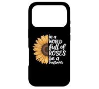 Custodia per iPhone 17 Pro In A World Full Of Roses Be A Sunflower Cute