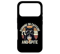 Custodia per iPhone 17 Pro In esecuzione sulla caffeina e nonostante il fanatico del caffè amante dei gatti