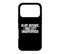 Custodia per iPhone 17 Pro In My Defense I Was Left Unsupervised