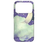 Custodia per iPhone 17 Pro In My Fantasy Era Witchy Green Sage Purple Moon Phases Stars