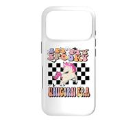 Custodia per iPhone 17 Pro In My Spooky Unicorn Era Groovy Halloween Animals Costume