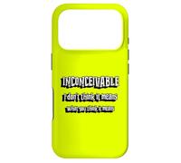 Custodia per iPhone 17 Pro Inconcepibile | Non credo che significhi ciò che pensi significhi