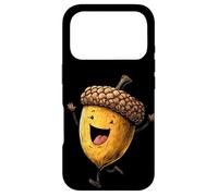 Custodia per iPhone 17 Pro Incredibile Happy Acorn Cartoon Look per Oak Tree e Fall Fans