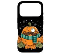 Custodia per iPhone 17 Pro Incredibile zucca con baffi barba e scialle per l'autunno