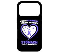 Custodia per iPhone 17 Pro Indosso pervinca per la consapevolezza del cancro allo stomaco di mio fratello