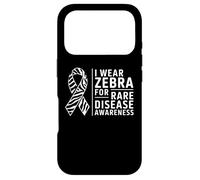 Custodia per iPhone 17 Pro Indosso una camicia con nastro Zebra per la consapevolezza delle malattie rare 2026
