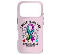 Custodia per iPhone 17 Pro Indosso una camicia con nastro Zebra per la consapevolezza delle malattie rare 2026