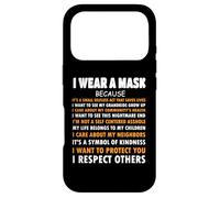 Custodia per iPhone 17 Pro Indosso una maschera perché rispetto gli altri, consapevolezza sociale