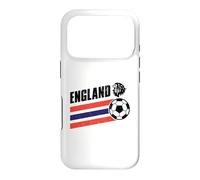 Custodia per iPhone 17 Pro Inghilterra Lion Head World Cup Football Stripe