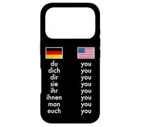 Custodia per iPhone 17 Pro Inglese Tedesco Grammatica Divertente Insegnanti