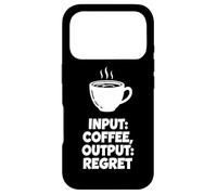 Custodia per iPhone 17 Pro Ingresso Caffè Uscita Rimpianto Umorismo Caffeina Per Adulti