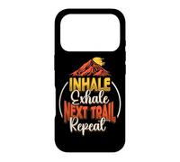 Custodia per iPhone 17 Pro Inhale Exhale Next Trail Repeat Amante delle escursioni