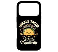 Custodia per iPhone 17 Pro Inhale Tacos Exhale Negativity