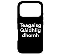 Custodia per iPhone 17 Pro "Insegnami il gaelico scozzese." Parola linguistica divertente