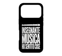 Custodia per iPhone 17 Pro Insegnante di Musica Maestro Divertente Professore Flauto