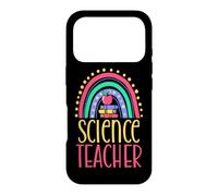 Custodia per iPhone 17 Pro Insegnante di scienze Bohemian Rainbow Estetica sana