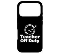 Custodia per iPhone 17 Pro Insegnante Off Duty Divertente Rilassato Weekend Design Art