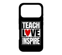Custodia per iPhone 17 Pro Insegnare amore ispirare scuola insegnante apprezzamento cuore