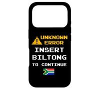 Custodia per iPhone 17 Pro Insert Biltong Retro Funny Error South Africa Braai Dad Joke