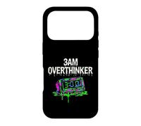 Custodia per iPhone 17 Pro Insomnia 3AM Overthinker Melting Clock Aesthetic