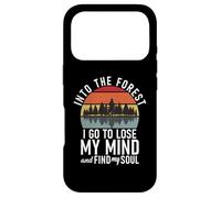 Custodia per iPhone 17 Pro Into the Forest vado a perdere la mia mente Avventura Escursionismo Boschi