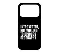 Custodia per iPhone 17 Pro Introverso ma disposto a discutere di geografia introversa