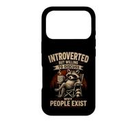 Custodia per iPhone 17 Pro Introverso ma disposto a discutere perché le persone esistono divertenti