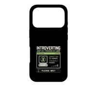 Custodia per iPhone 17 Pro Introverting in Progress Design Retrò Computer