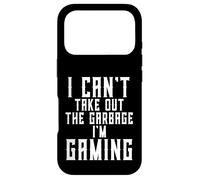Custodia per iPhone 17 Pro Io Can't Take Out The Garbage I'm Gaming Divertente Marito Gamer
