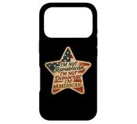 Custodia per iPhone 17 Pro Io non sono repubblicano, non sono democratico, sono americano vintage