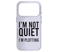 Custodia per iPhone 17 Pro Io non sono tranquillo sto tramando Introvert Sarcastico Divertente Meme