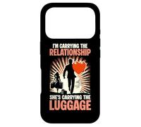 Custodia per iPhone 17 Pro Io porto il peso della relazione, lei porta i bagagli