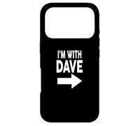 Custodia per iPhone 17 Pro Io sono con nome della maglietta DAVE